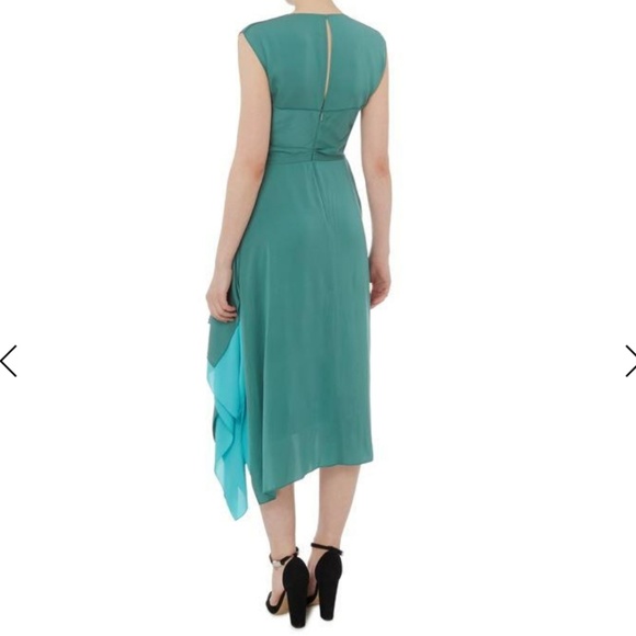 Boss Dewy Layered Handkerchief Hem Dress - Picture 5 of 8